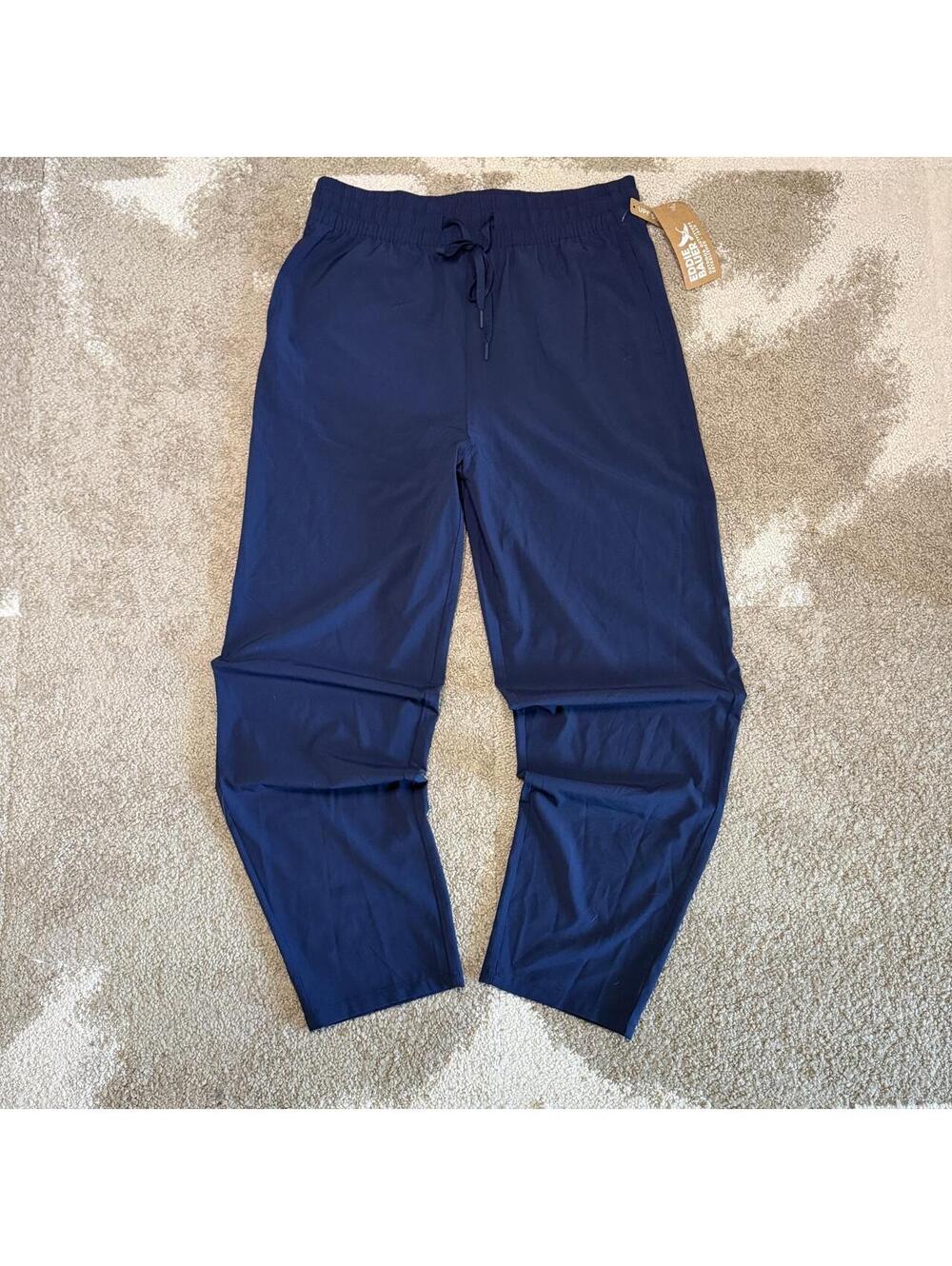 NWT Wrangler Departure Tie Front Ankle Pants in Atlantic Blue